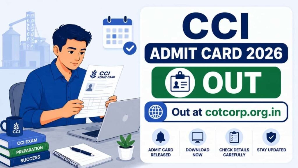 CCI Admit Card 2026